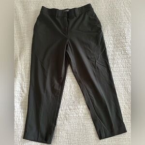 H&M Pants Womens Size 18 Mid Rise Straight Leg Stretch Comfort Waist Pants Green